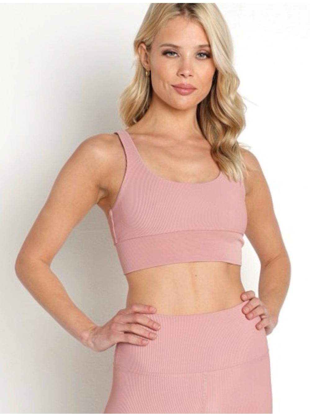 Beach Riot Ribbed Leah Sports Bra